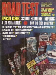 ROAD TEST MAGAZINE 1968 APR - MONSTER ECONOMY IMPORT SHOOTOUT